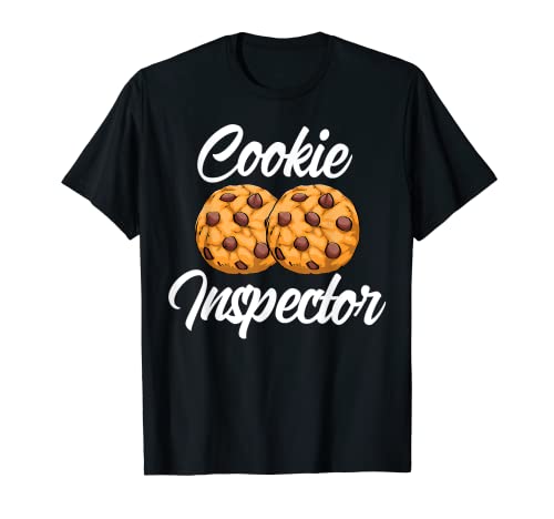 Plätzcheninspektor Backen Lustige Frauen Choco Chip Cookie Party T-Shirt Plätzcheninspektor Backen Lustige Frauen Choco Chip Cookie Party T-Shirt von Chocolate Chip Cookies By VM