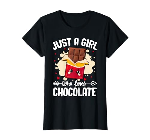 Nur EIN Mädchen, das Schokolade liebt, Süßwaren, Schokolade T-Shirt Nur EIN Mädchen, das Schokolade liebt, Süßwaren, Schokolade T-Shirt von Chocolate Girl Tees for Women