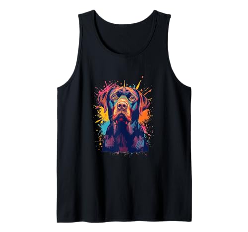 Schokoladen-Labrador Hund Geschenke Frauen Kinder Jungen Mädchen Männer Tank Top von Chocolate Labrador Dog Apparel