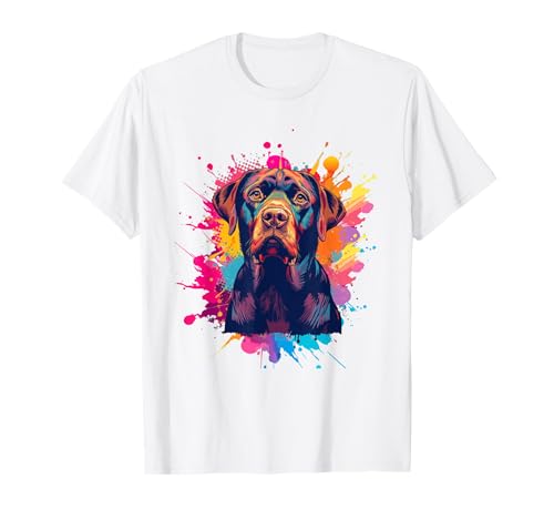 Schokoladen-Labrador Hund Geschenke Frauen Kinder Jungen Mädchen Männer T-Shirt von Chocolate Labrador Dogs Apparel