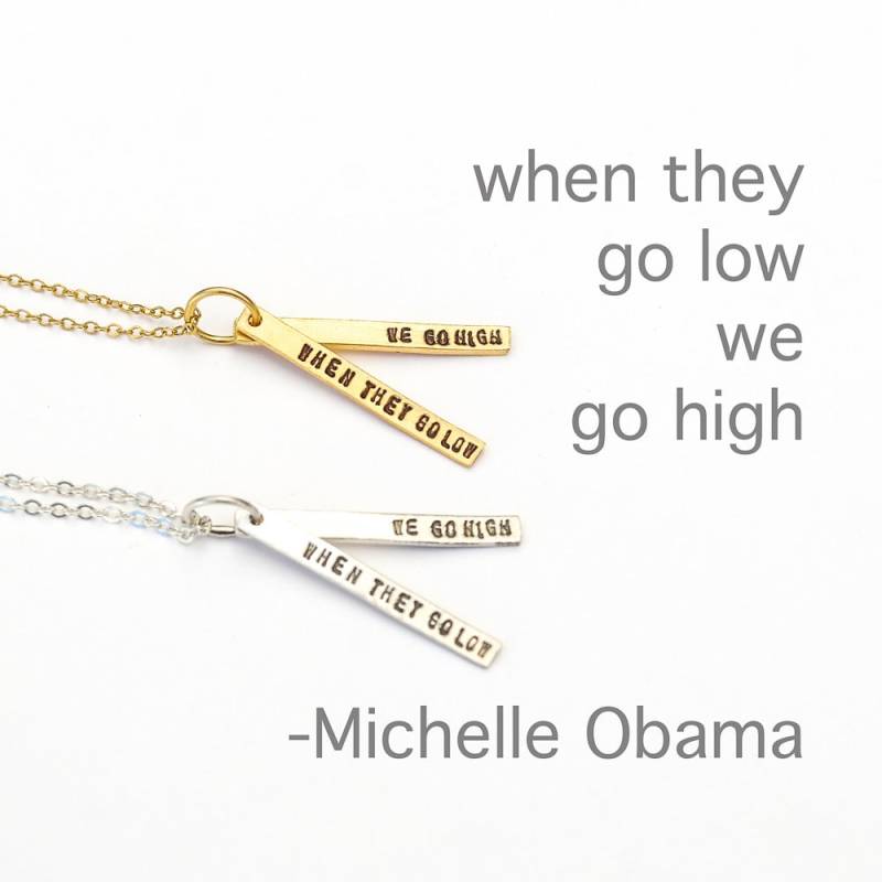 Zitat Von Michelle Robeko - Sterling Silber & Vermeil-Gold von ChocolateAndSteel