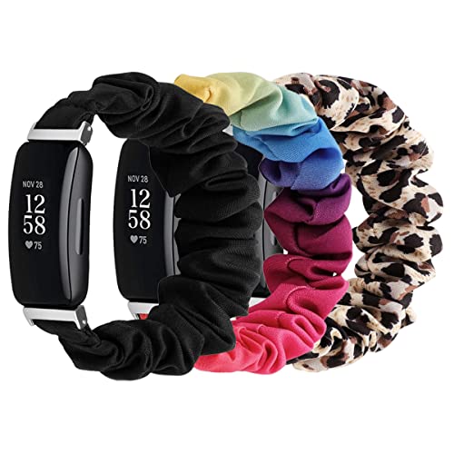 Chofit Armband kompatibel mit Fitbit Ace 3, Ersatz-Haargummis, Chiffon-Satin-Armband für Kinder, Mädchen, Ace 3, Aktivitätstracker, 3er-Pack (3A) von Chofit