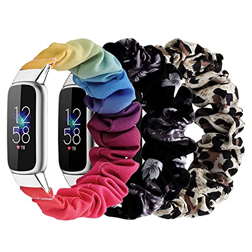 Chofit Armband kompatibel mit Fitbit Luxe Riemen, Ersatz-Haargummis für Frauen, für Luxe Activity Tracker, L/S (klein, 3A) von Chofit