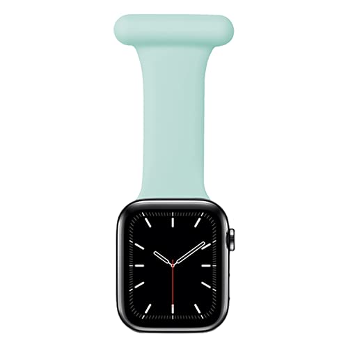 Krankenschwester-Uhren-Brosche, weiches Silikon, kompatibel mit Apple Watch, 38 mm, 40 mm, 41 mm, 42 mm, 44 mm, 45 mm, Ersatzband, 38mm/40mm/41mm von Chofit