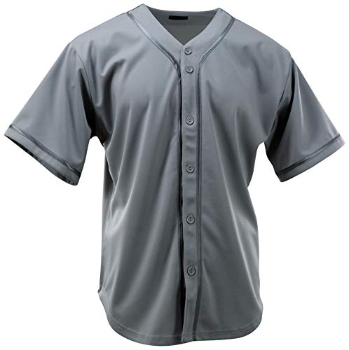 ChoiceApparel Herren Baseball Team Trikots, 088-Grau, XX-Large von ChoiceApparel