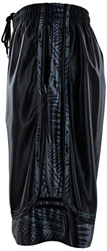 ChoiceApparel Herren zweifarbige Trainings-/Basketball-Shorts mit Taschen (Größe S bis 4XL), 603p-schwarz/grau, XX-Large von ChoiceApparel