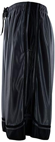 ChoiceApparel Herren zweifarbige Trainings-/Basketball-Shorts mit Taschen (Größe S bis 4XL), Reißverschluss, anthrazit, 4X-Groß von ChoiceApparel