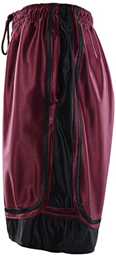 ChoiceApparel Herren zweifarbige Trainings-/Basketball-Shorts mit Taschen (Größe S bis 4XL), Rot/Ausflug, einfarbig (Getaway Solids), 3X-Groß von ChoiceApparel