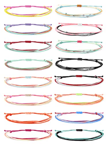 Choistily Blaue Armbänder, blaue String-Armbänder für Frauen, trendige Sachen, blaue Freundschaftsarmbänder, Frauengeschenke für Weihnachten, Sommer, Boho-Fußkettchen, Strumpffüller für Frauen von Choistily