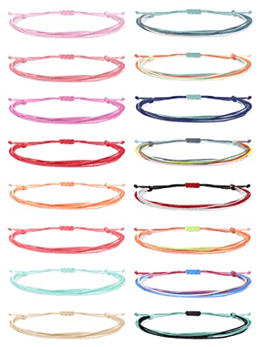 Choistily Blaue Armbänder, blaue String-Armbänder für Frauen, trendige Sachen, blaue Freundschaftsarmbänder, Frauengeschenke für Weihnachten, Sommer, Boho-Fußkettchen, Strumpffüller für Frauen von Choistily