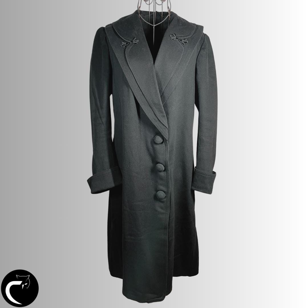 1910-1920S/Antique Edwardian Coat Art Nouveau Jugendstil True Vintage von Choliba