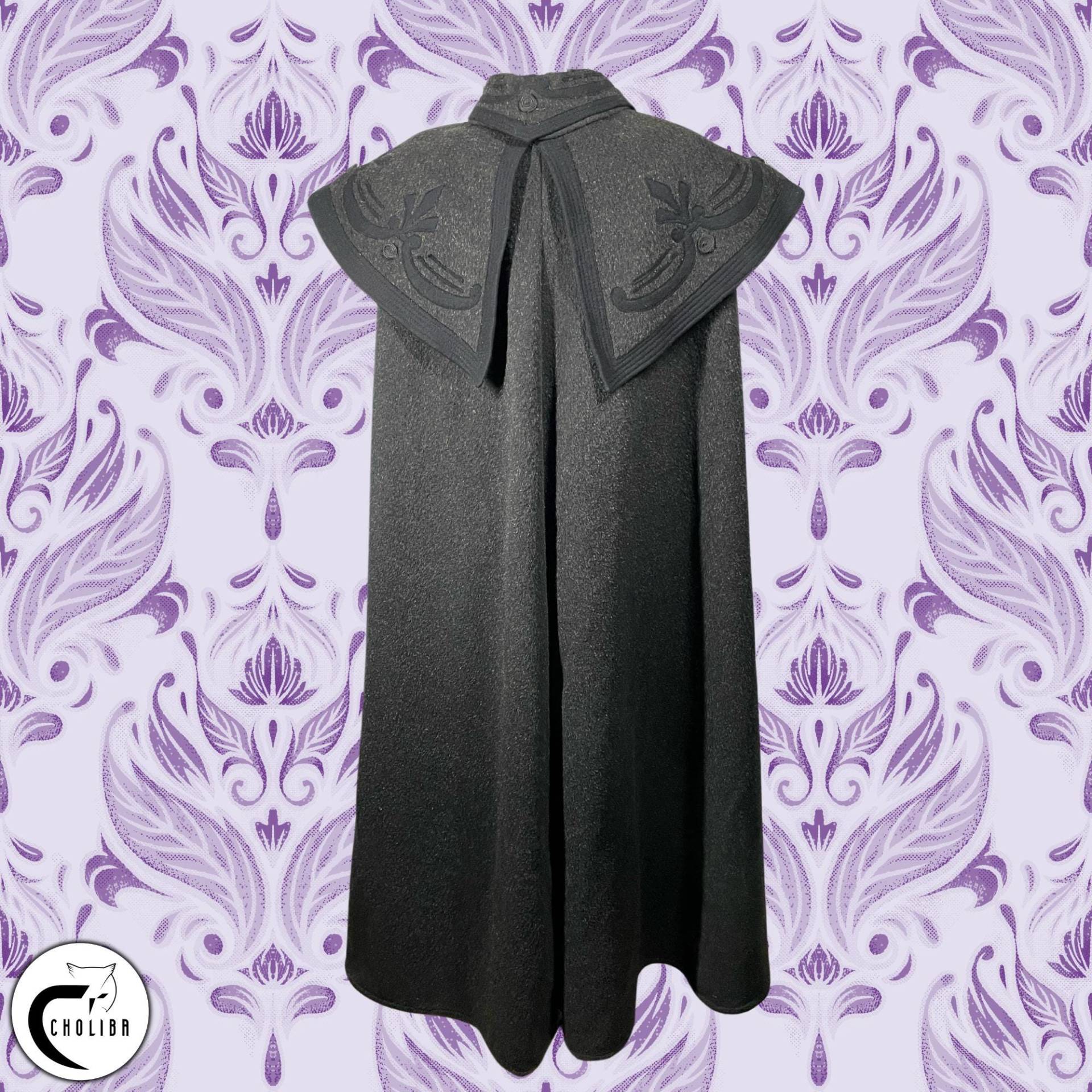 1900S/Antique Edwardian Wool Cape Art Nouveau Jugendstil Jahrhundertwende von Choliba