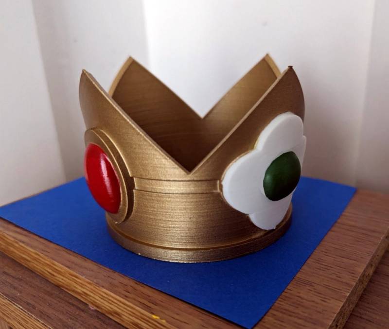 Prinzessin Daisy-Inspirierte Krone - 3D Gedruckt Prinzessin Daisy-Inspirierte Krone - 3D Gedruckt von Chompworks