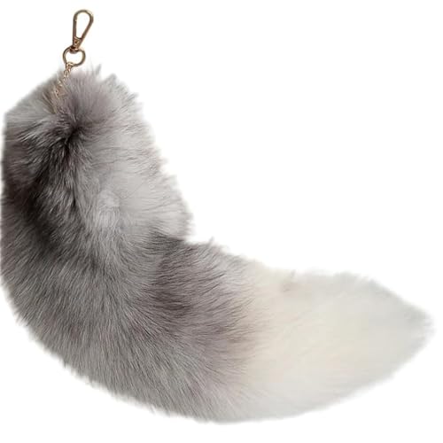 Faux Fur Fox Tail Keychain Therian Kunstfell Fuchsschwanz Anhänger Fuchs Schwanze Furry (12) von ChongKuan