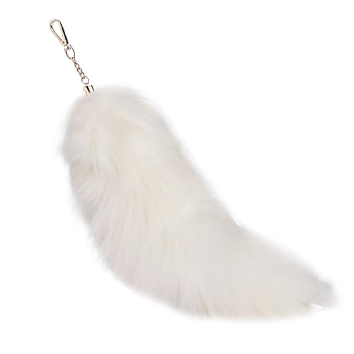 Faux Fur Fox Tail Keychain Therian Kunstfell Fuchsschwanz Anhänger Fuchs Schwanze Furry (12) von ChongKuan