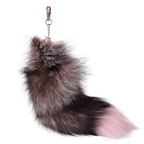Faux Fur Fox Tail Keychain Therian Kunstfell Fuchsschwanz Anhänger Fuchs Schwanze Furry (24) von ChongKuan