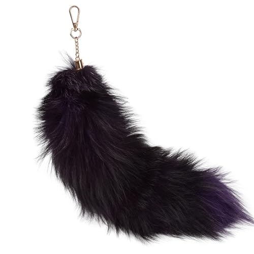 Faux Fur Fox Tail Keychain Therian Kunstfell Fuchsschwanz Anhänger Fuchs Schwanze Furry (25) von ChongKuan
