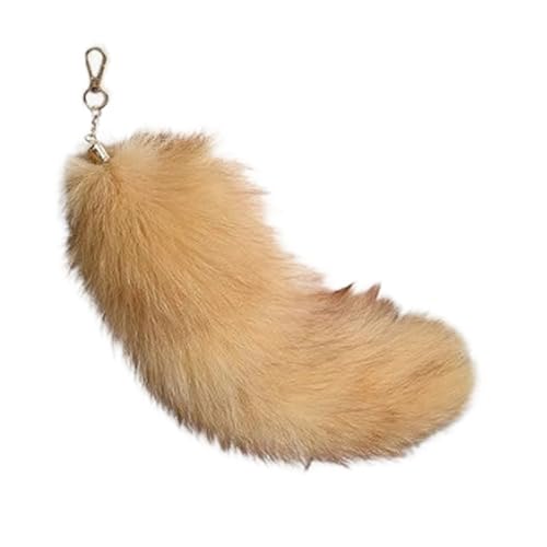 Faux Fur Fox Tail Keychain Therian Kunstfell Fuchsschwanz Anhänger Fuchs Schwanze Furry (3) von ChongKuan