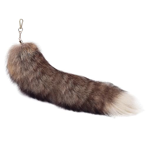 Faux Fur Fox Tail Keychain Therian Kunstfell Fuchsschwanz Anhänger Fuchs Schwanze Furry (3) von ChongKuan