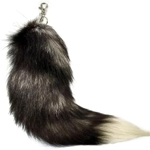 Faux Fur Fox Tail Keychain Therian Kunstfell Fuchsschwanz Anhänger Fuchs Schwanze Furry (35) von ChongKuan