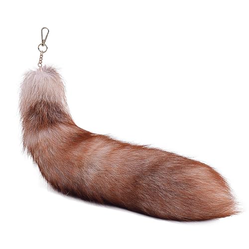 Faux Fur Fox Tail Keychain Therian Kunstfell Fuchsschwanz Anhänger Fuchs Schwanze Furry (4) von ChongKuan