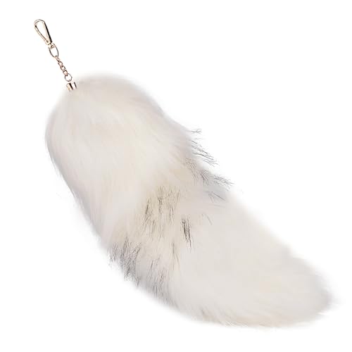 Faux Fur Fox Tail Keychain Therian Kunstfell Fuchsschwanz Anhänger Fuchs Schwanze Furry (8) von ChongKuan