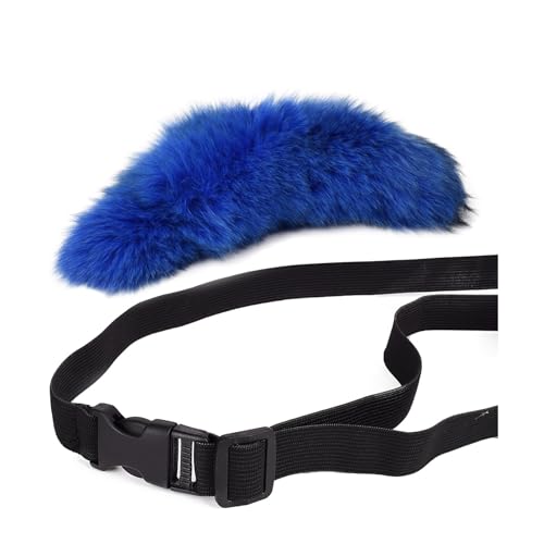 Fuchsschwanz Anhänger Kunstfell Faux Fur Fox Tail Keychain Therian Fuchs Schwanze Furry (15) von ChongKuan