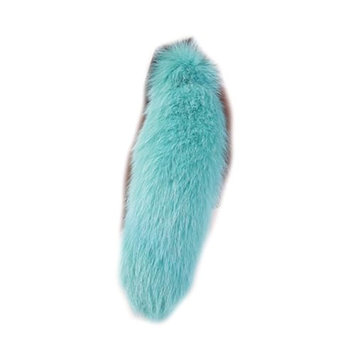 Fuchsschwanz Anhänger Kunstfell Faux Fur Fox Tail Keychain Therian Fuchs Schwanze Furry (19) von ChongKuan