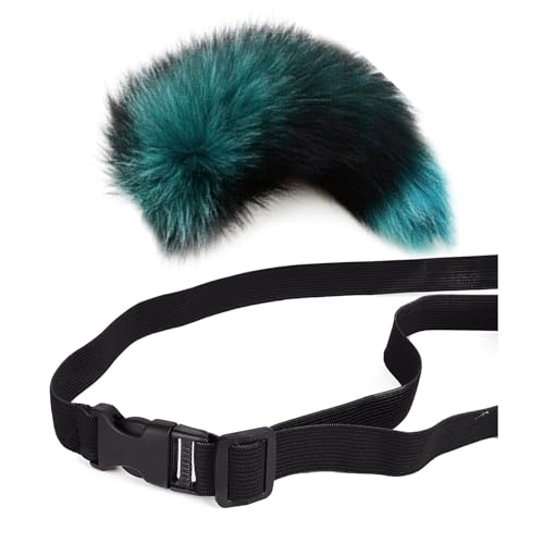 Fuchsschwanz Anhänger Kunstfell Faux Fur Fox Tail Keychain Therian Fuchs Schwanze Furry (25) von ChongKuan