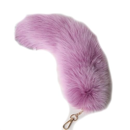 Fuchsschwanz Anhänger Kunstfell Faux Fur Fox Tail Keychain Therian Fuchs Schwanze Furry (32) von ChongKuan
