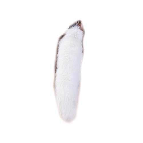 Fuchsschwanz Anhänger Kunstfell Faux Fur Fox Tail Keychain Therian Fuchs Schwanze Furry (7) von ChongKuan