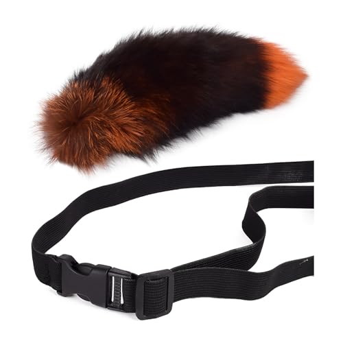 Fuchsschwanz Anhänger Kunstfell Faux Fur Fox Tail Keychain Therian Fuchs Schwanze Furry (7) von ChongKuan