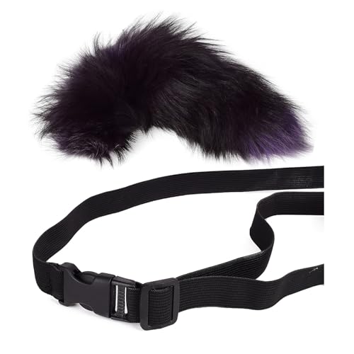 Fuchsschwanz Anhänger Kunstfell Faux Fur Fox Tail Keychain Therian Fuchs Schwanze Furry (9) von ChongKuan