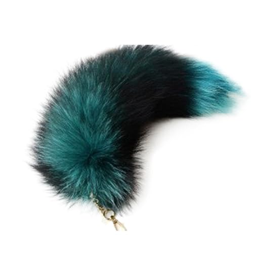 Therian Tail Kunstfell Fuchsschwanz Anhänger Faux Fur Fox Keychain Fuchs Schwanze Furry (29) von ChongKuan
