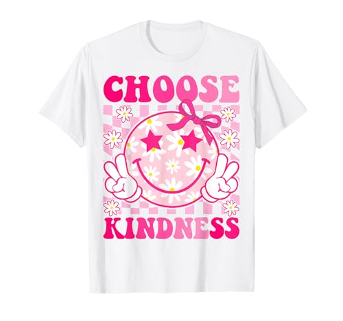 Wählen Sie Kindness Retro Groovy Be Kind Inspirierende Kinder T-Shirt von Choose Kindness Be Kind Inspirational