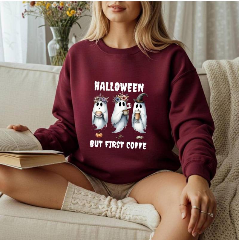 Herbst Kaffee Sweatshirt, Pullover, Süßer Damen Sweatshirt von ChooseYourMoments
