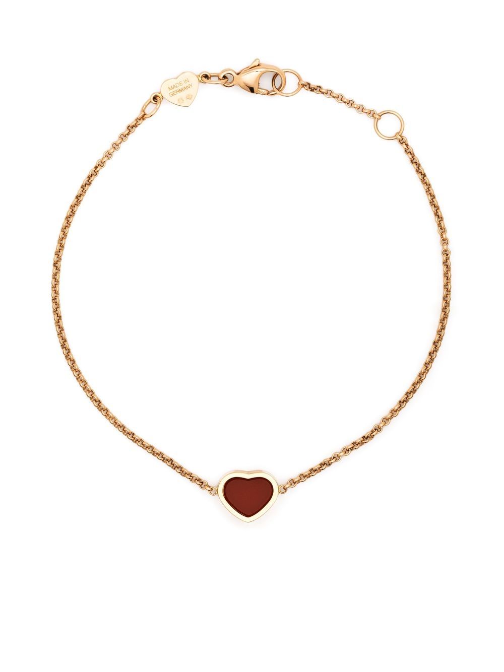 Chopard 18kt My Happy Heart Rotgoldarmband - Rosa von Chopard