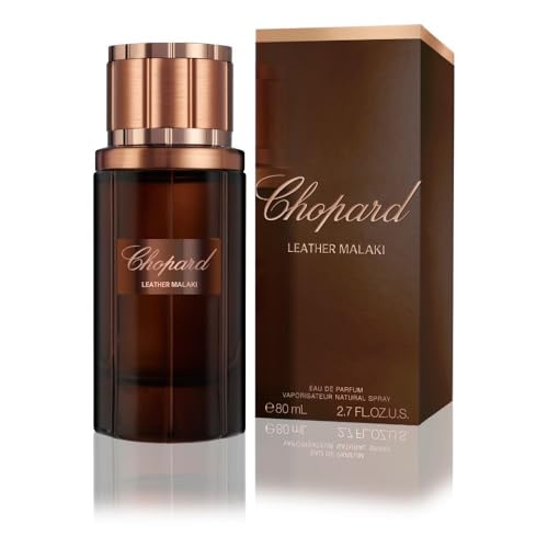Chopard Leather Malaki 80 ML – Eau De Parfum – Parfüm Herren – Aromatisch-Holziger Duft – Leder- Und Holznoten – Brauner Glasflakon von Chopard