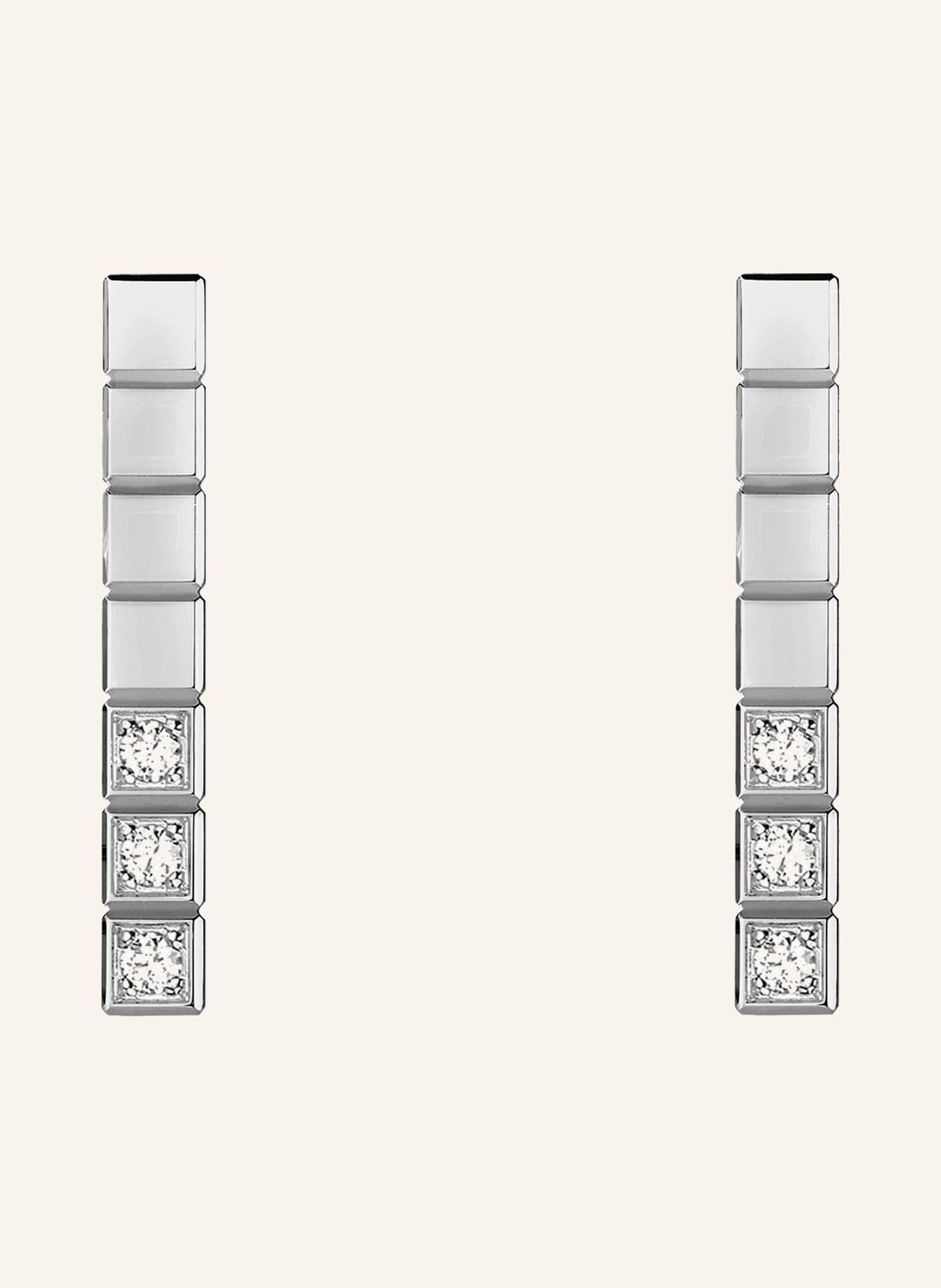 Chopard Ohrring Ice Cube silber von Chopard