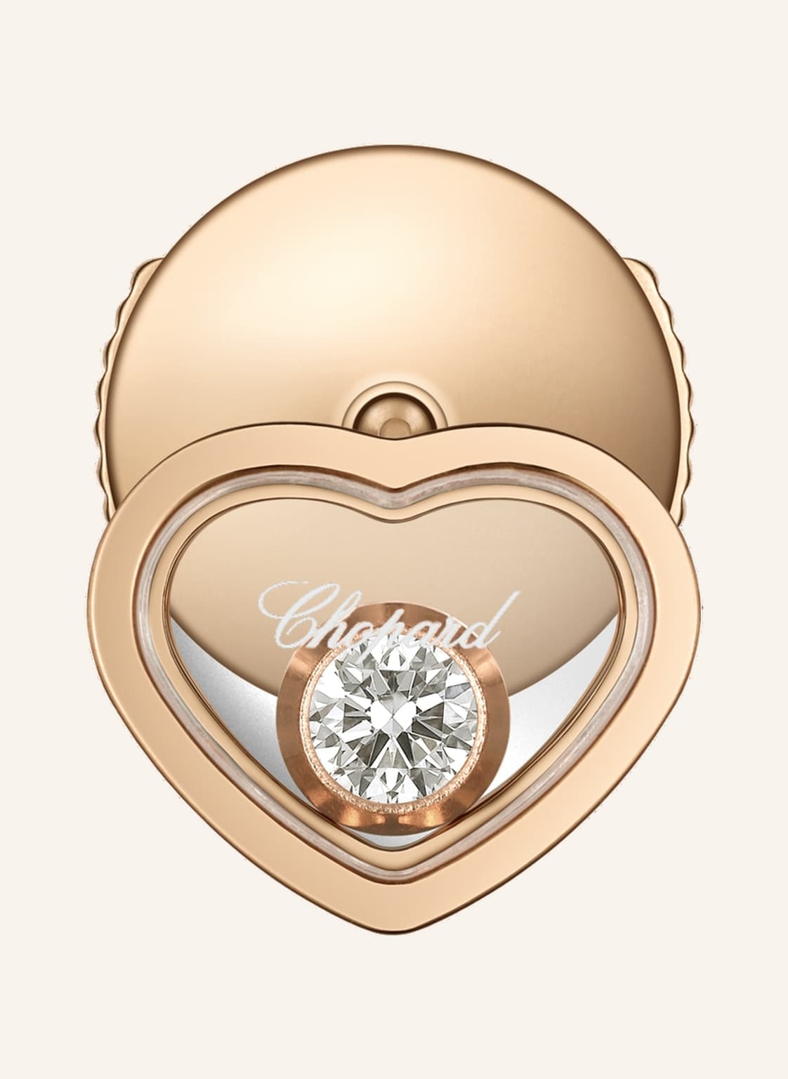 Chopard Einzelohrring My Happy Hearts rosegold von Chopard