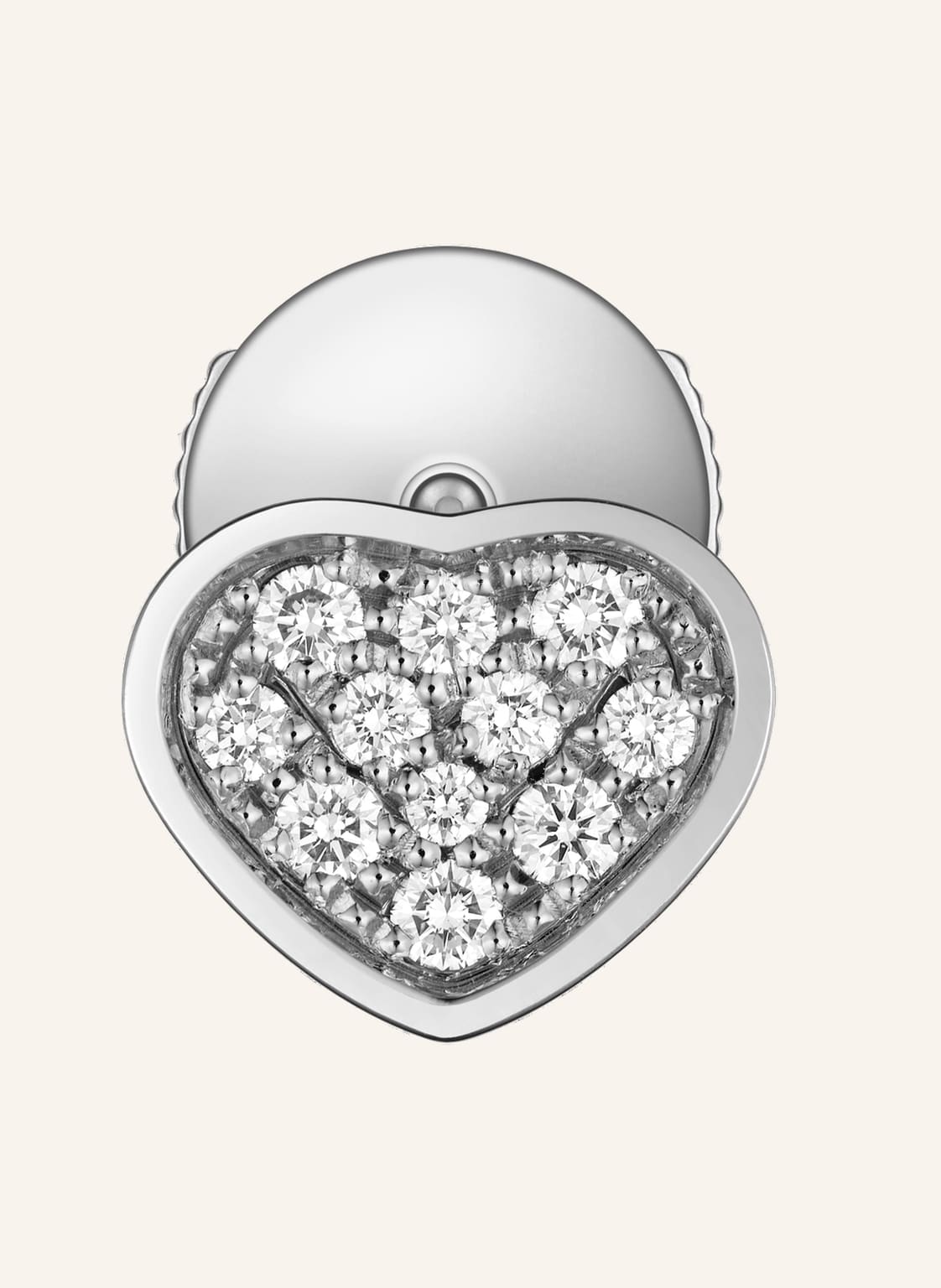 Chopard Einzelohrring My Happy Hearts silber von Chopard