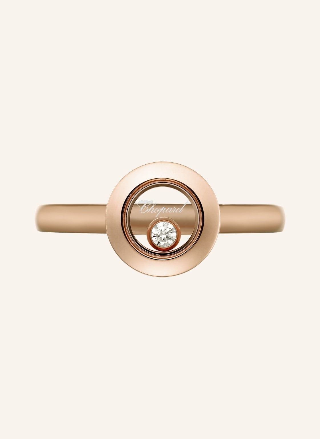 Chopard Ring Happy Diamonds Icons Ring Aus 18 Karat Roségold Und Diamanten rosegold von Chopard