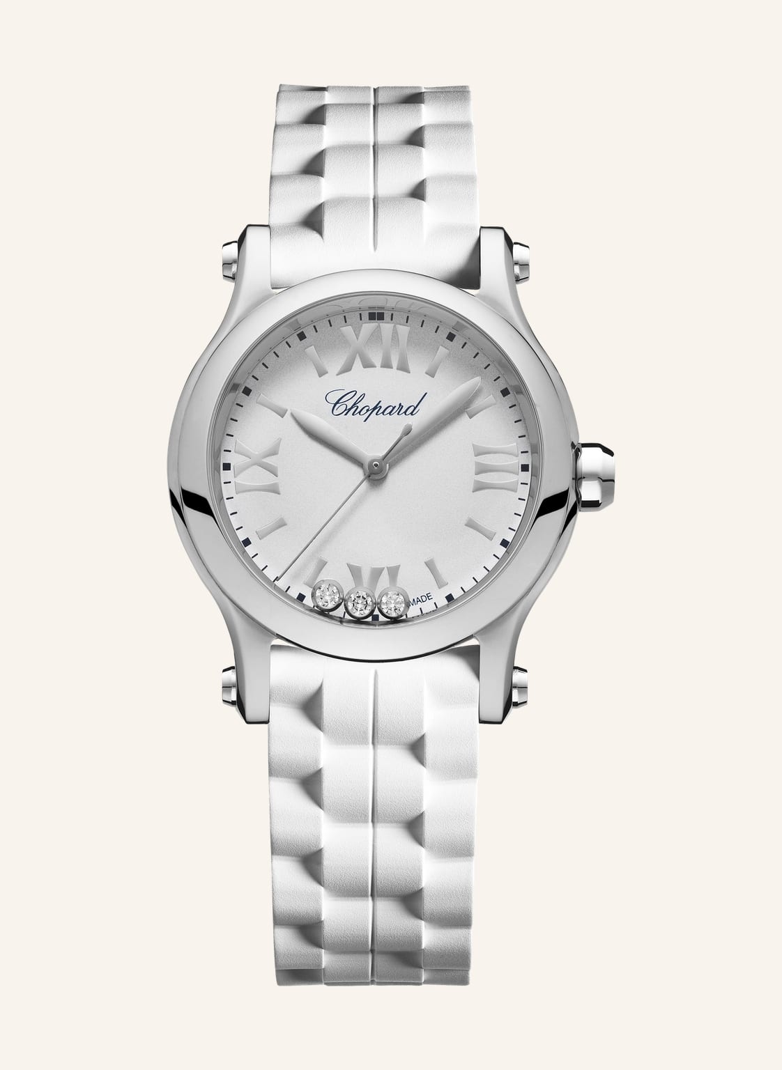 Chopard Uhr Happy Sport silber von Chopard