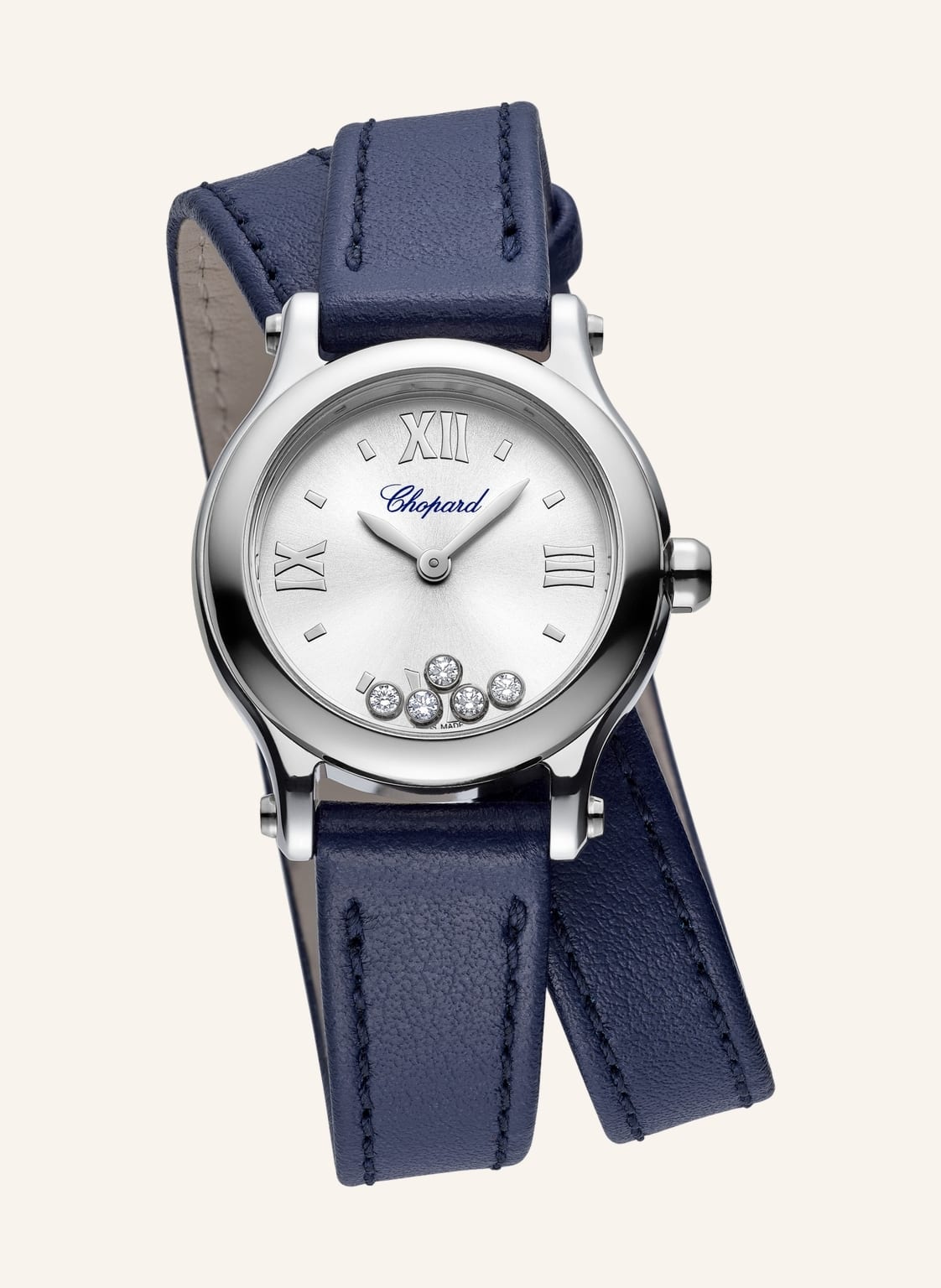 Chopard Uhr Happy Sport silber von Chopard