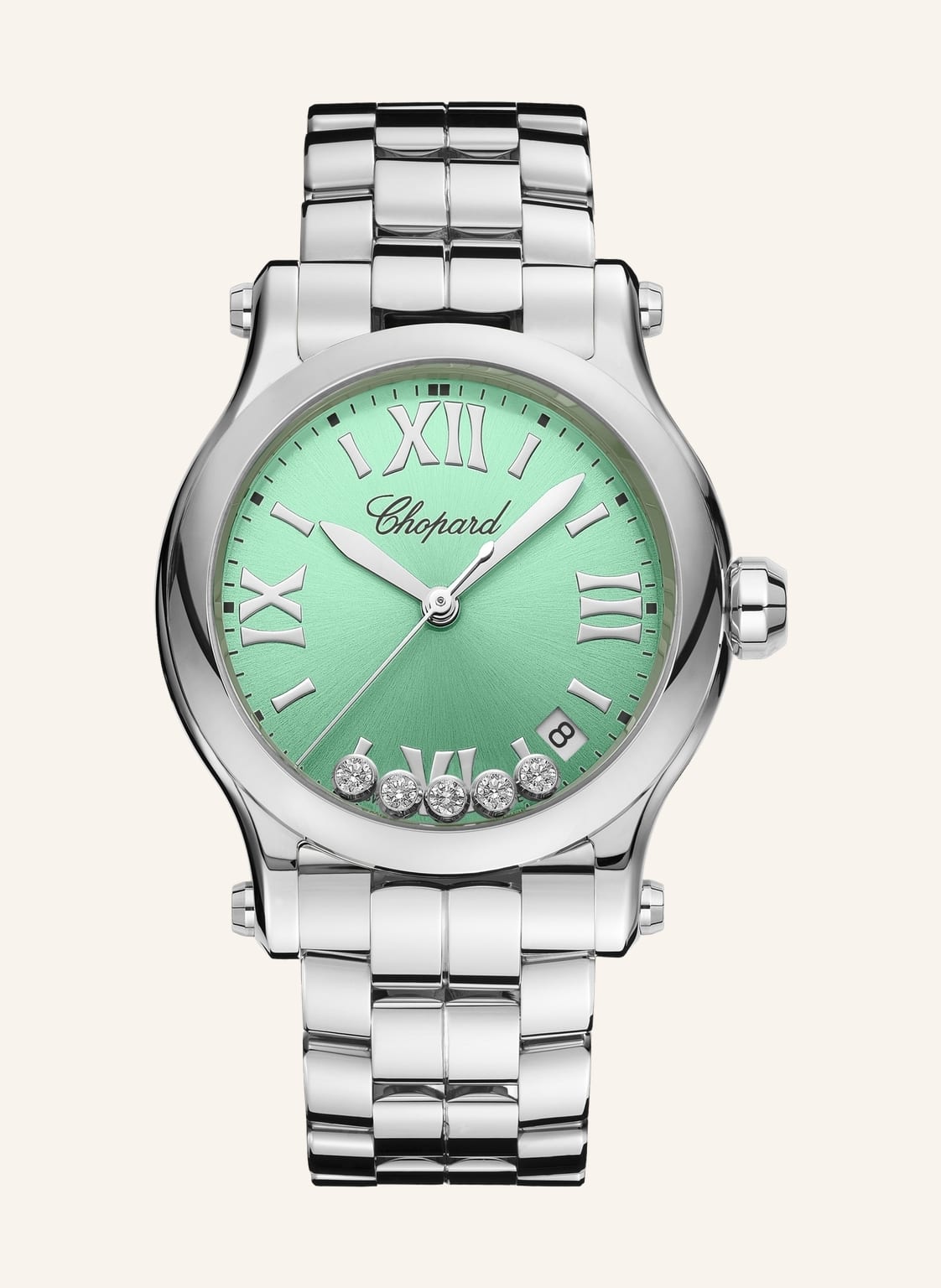 Chopard Uhr Happy Sport silber von Chopard