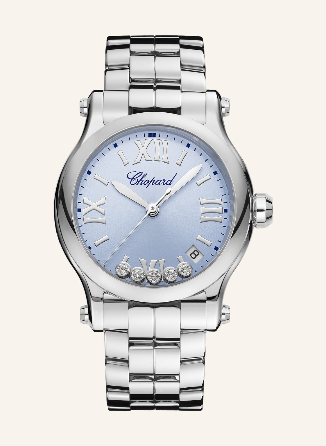 Chopard Uhr Happy Sport silber von Chopard