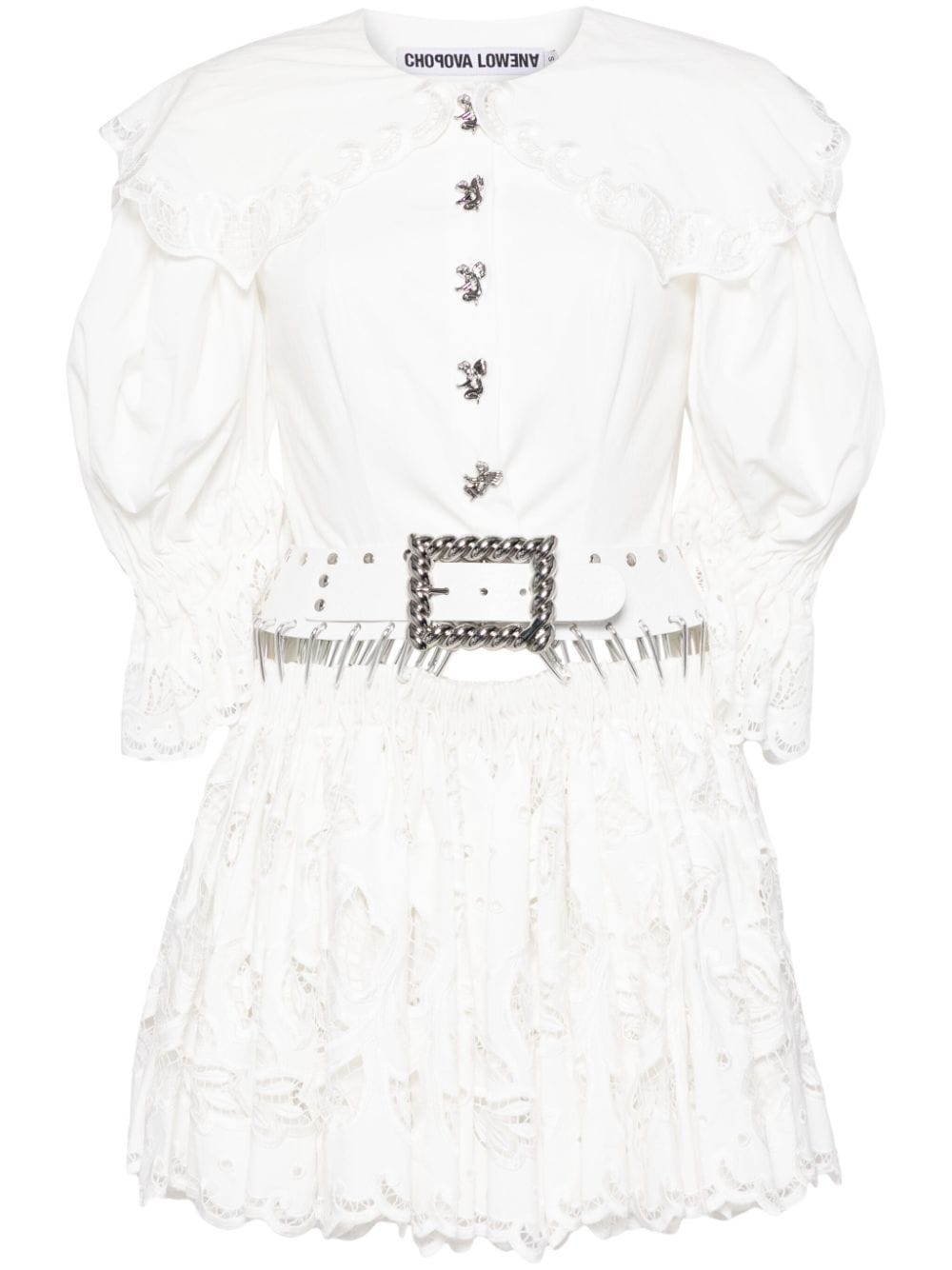 Chopova Lowena Midday Carabiner Kleid - Weiß von Chopova Lowena