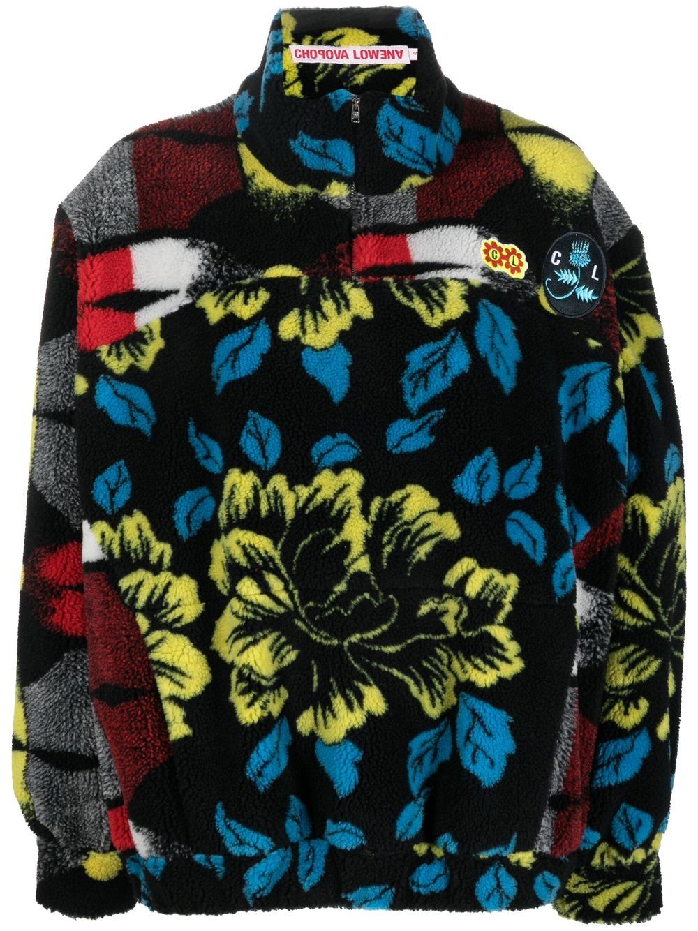 Chopova Lowena Fleecepullover mit Print - Schwarz von Chopova Lowena