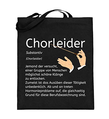 Ideal für Chor-Leiter, die Singen Lieben - Jutebeutel (mit langen Henkeln) von Chorchester