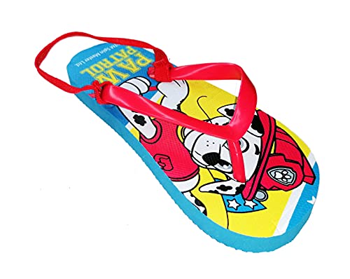 Paw Patrol Flip-Flops für Jungen, mit Gummizug, Rot, - rot - Größe: 22/23 EU von Choren Kids